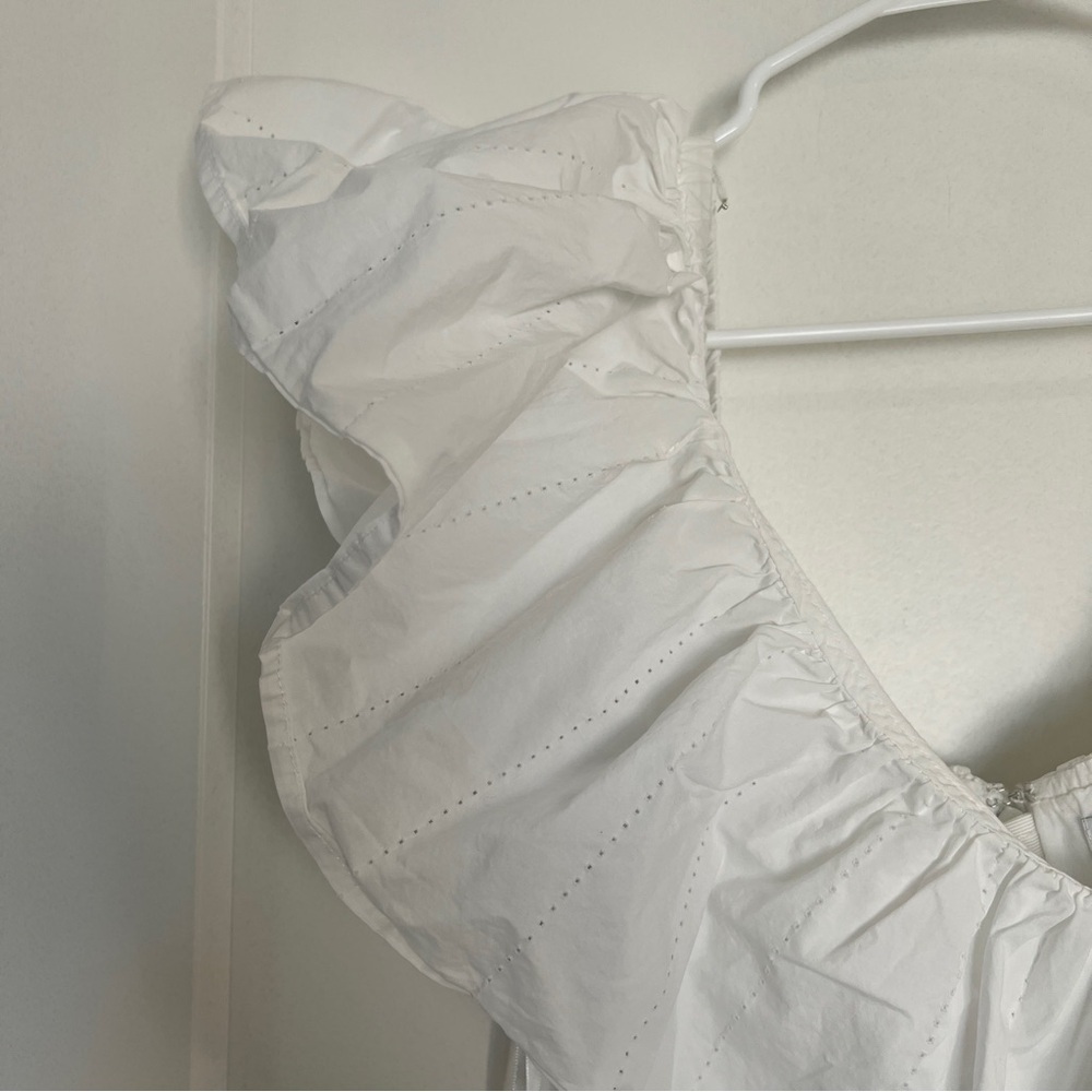 Adam Lippes Eyelet Ruffle Dress - Picture 5 of 9